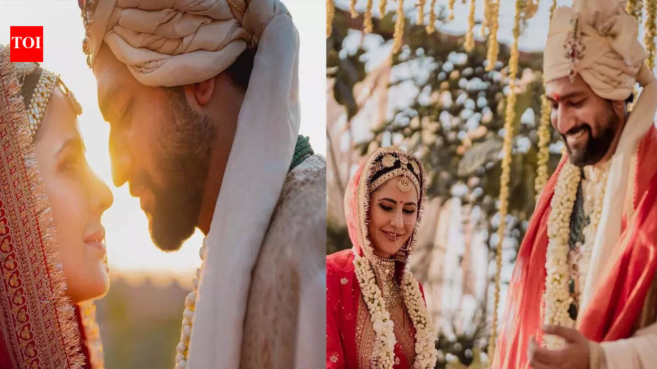 First official pictures of the newlyweds are out! - The Times of India