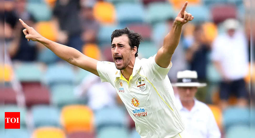 Australia vs England: Mitchell Starc strike delivers another Steve Harmison moment in Ashes opener | Cricket News – Times of India