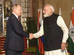 Russian president Vladimir Putin visits India