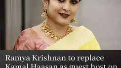 Ramya Krishnan to replace Kamal Haasan as guest host on Bigg Boss Tamil 5; a look at the actress' TV journey
