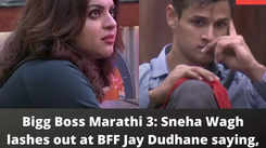 Bigg Boss Marathi 3: Sneha Wagh lashes out at BFF Jay Dudhane saying, "You used me and my friendship"