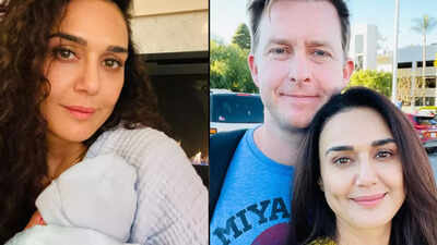 Preity Zinta shares first picture of one of her newborn twins; Anushka Sharma, Priyanka Chopra and others shower love