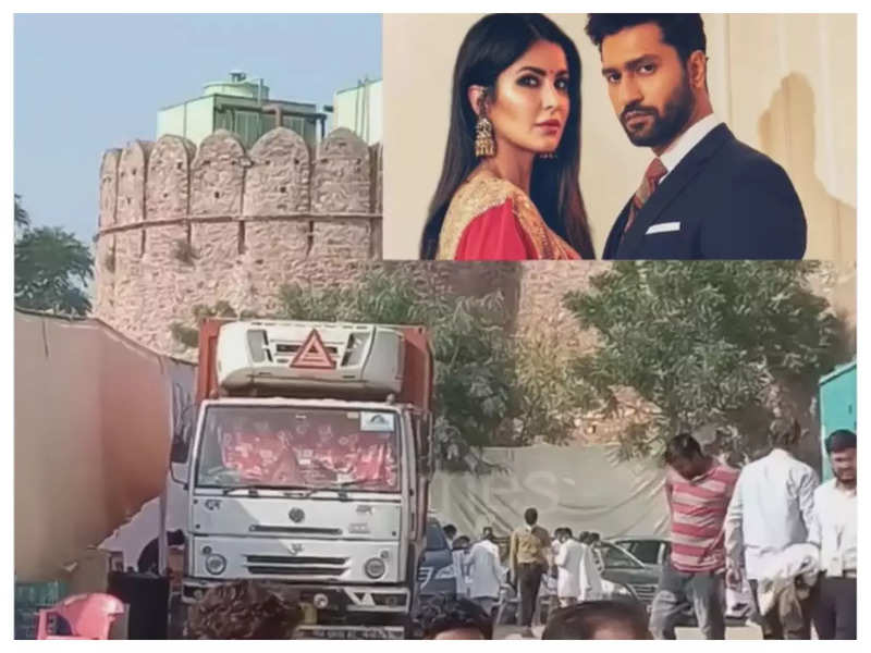 Ahead of Katrina Kaif-Vicky Kaushal's wedding, here's an outside view of their wedding venue – watch video