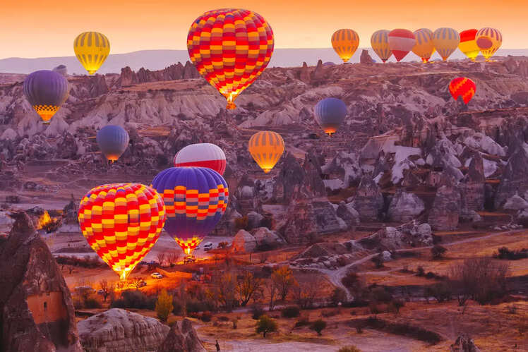 Hot air ballooning in Cappadocia