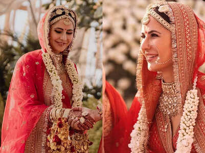 All about Katrina's wedding look