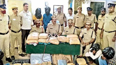 Hyderabad: Railway cops arrest 14, seize contraband worth Rs 67 lakh