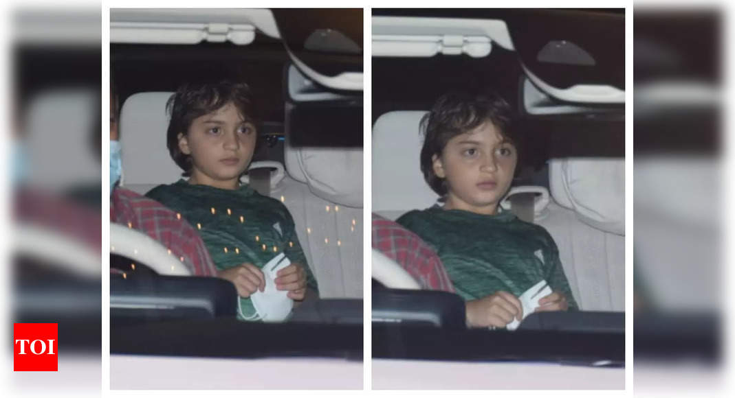 Shah Rukh Khan's son AbRam Khan attends Rani Mukerji's daughter Adira ...