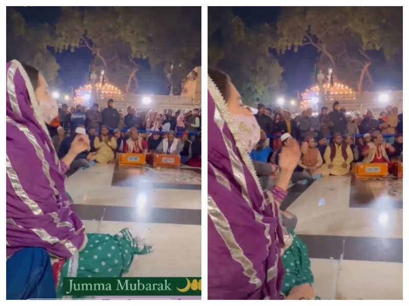 Sara Ali Khan wishes fans 'Jumma Mubarak' as she shares a video enjoying qawwali night at Delhi's Nizamuddin Dargah – Watch