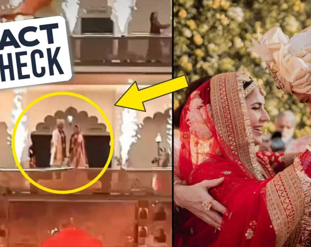 
Fact Check! Viral video of royal 'varmala' ceremony in fort is not of Vicky Kaushal - Katrina Kaif
