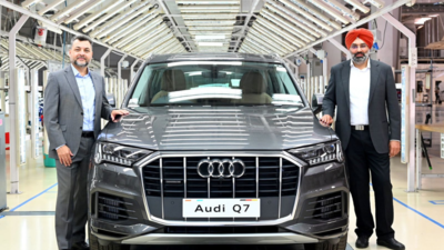 Audi India start local production of Q7 SUV Ahead of its launch early next year