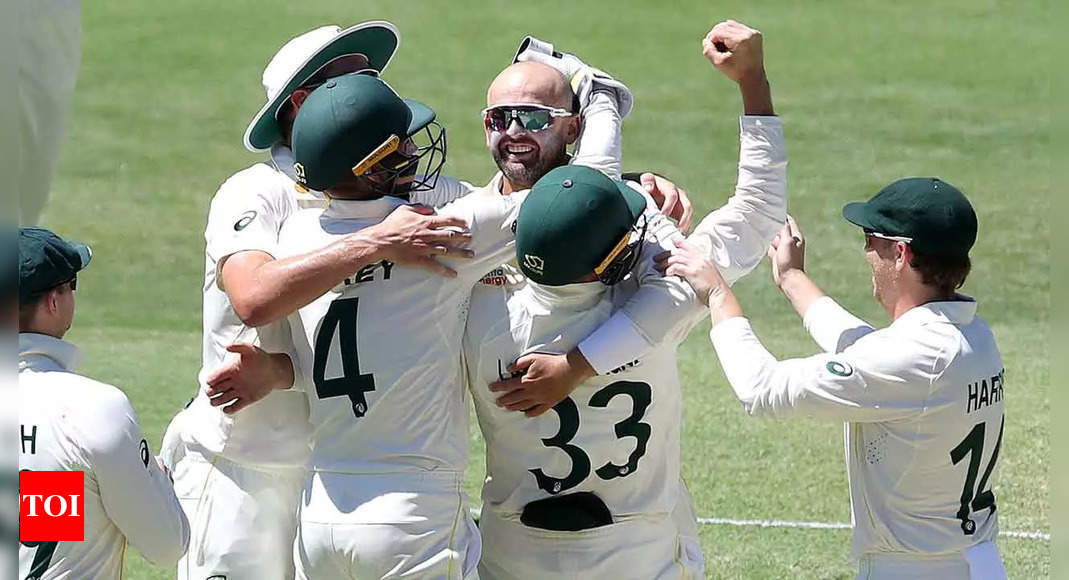 Ashes: Milestone man Lyon spins Australia to thumping win