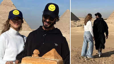 Vidyut Jammwal gives fans a glimpse of his birthday celebration with ladylove Nandita Mahtani in Egypt