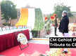 
IAF chopper crash: Rajasthan CM Ashok Gehlot pays tribute to CDS Rawat and others at Amar Jawan Jyoti, Jaipur
