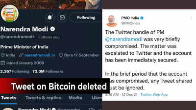 PM Modi's Twitter handle 'very briefly' compromised, restored later
