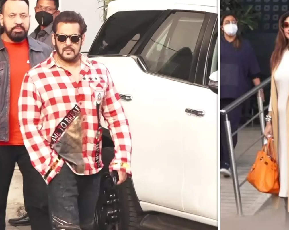 
Salman Khan, Shilpa Shetty, Guru Randhawa return from 'Da-Bangg tour', spotted at Mumbai airport
