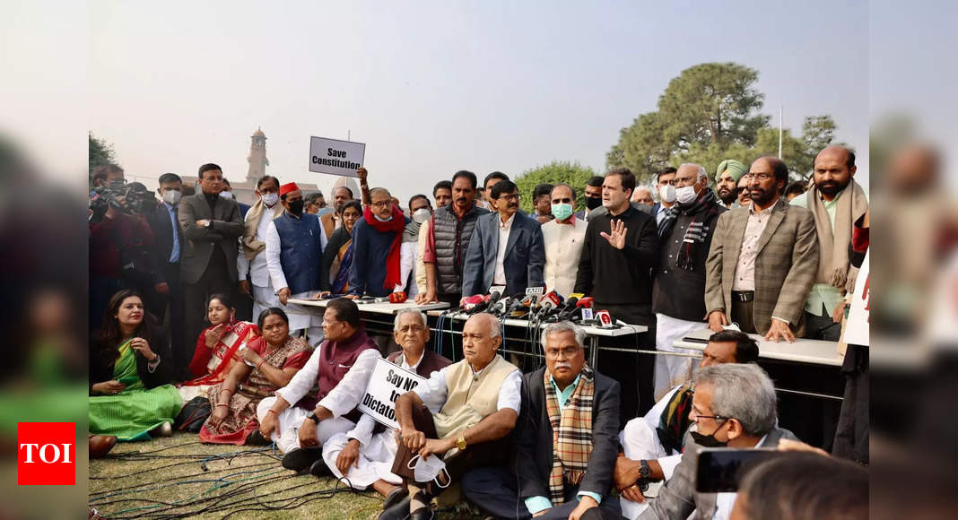 Parliament Winter Session Live Updates: Opposition Parties Stage ...