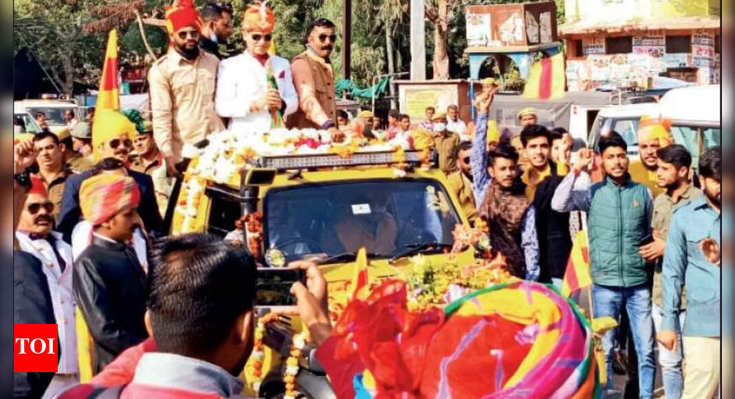 Rajasthan Bundi Rajputs choose Brigadier Bhupesh Singh Hada as their