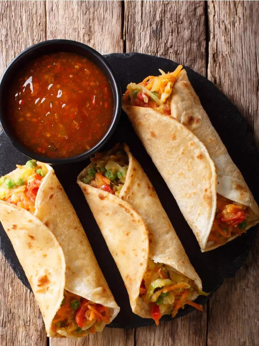 Proteinrich Vegetable Frankie under 200 calories Times of India