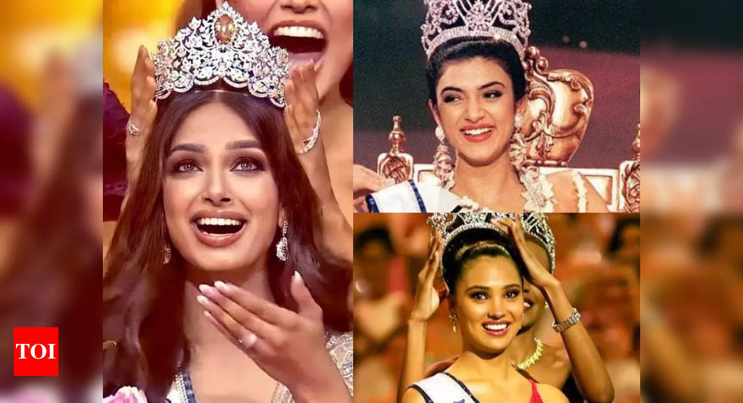 Harnaaz Sandhu Crowned Miss Universe 2021; Fans Reminisce Sushmita Sen ...