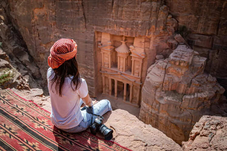 Visit the ancient city of Petra