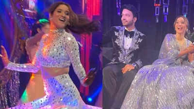 Ankita Lokhande-Vicky Jain’s sangeet ceremony and cocktail party: Despite injury, actress dances her heart out
