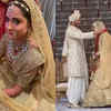 Manish Malhotra - The beautiful bride, Preity Zinta looked like a dream in  her traditional handloom lehenga that comprised of handcrafted motifs and  baraat border on aged velvet, a signature 'made to