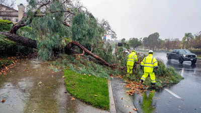 California cleans up after powerful storm drenches state