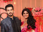 Sayantani Ghosh beams with joy as she poses with Anugrah Tiwari in these new wedding pictures