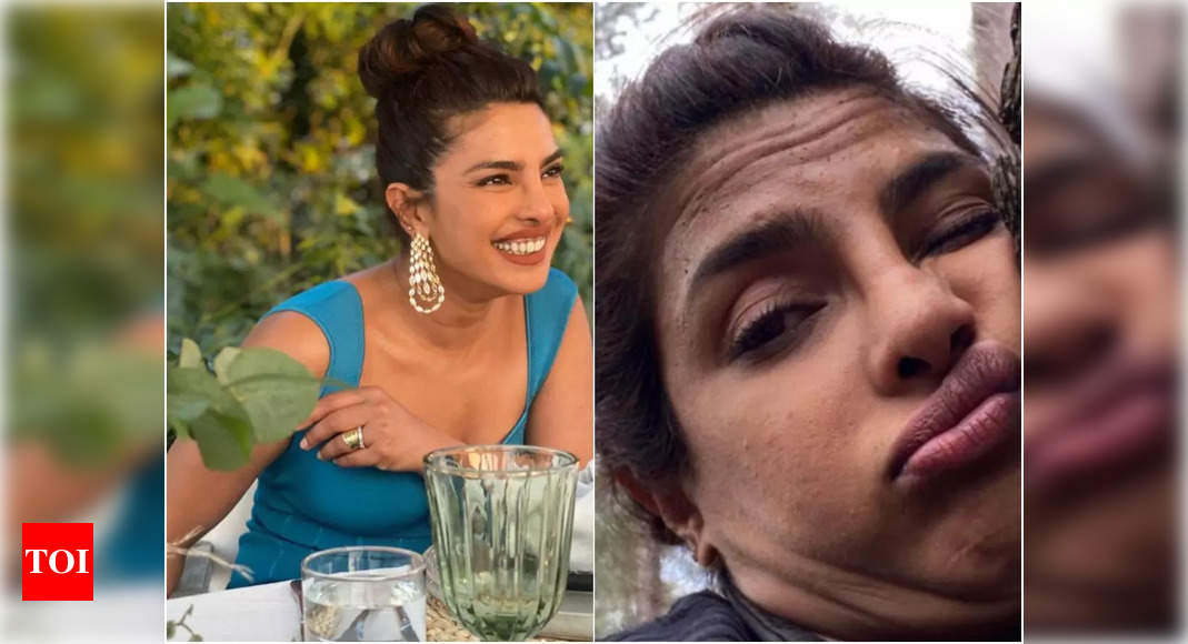 Priyanka Chopra Jonas Reacts To Her Goofy Picture From Citadel Sets Hindi Movie News Times