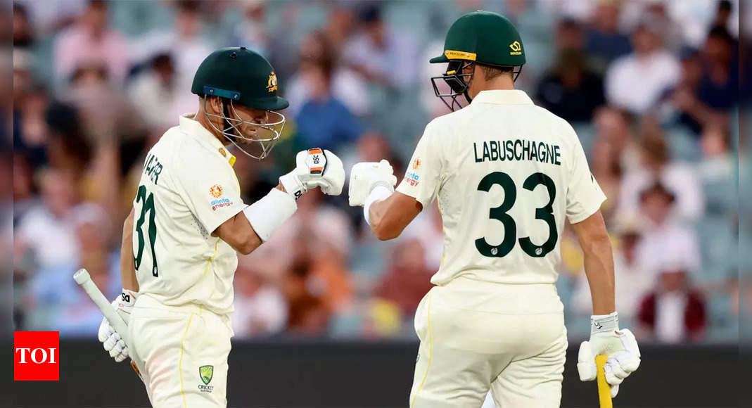 Marnus Labuschagne, David Warner put Australia in control of 2nd Ashes Test | Cricket News – Times of India