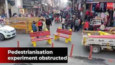 Delhi Kamla Nagar market s pedestrianisation project thwarted by traders