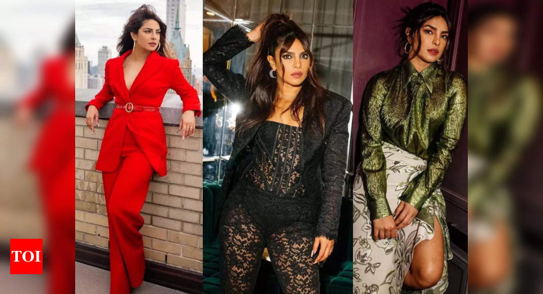 Priyanka Chopra stuns in different looks at the promotional events of ...
