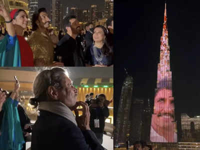 Ranveer Singh-Deepika Padukone, Kapil Dev-Romi Dev can't hold back their smiles as they watch '83 trailer on Burj Khalifa - Video Inside