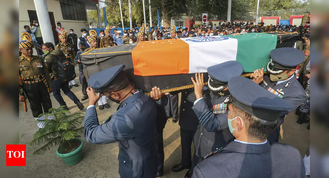 Varun Singh Funeral: IAF chopper crash; Group Captain Varun Singh ...