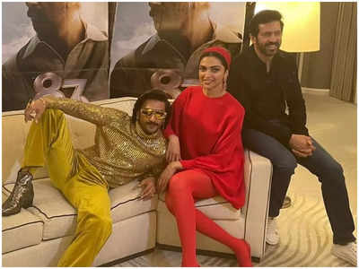 Ranveer Singh, Deepika Padukone are back in the town after promoting 83 in  Saudi Arabi