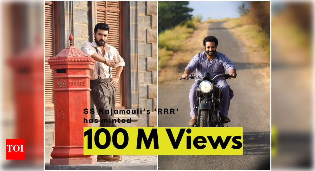 #RRR Trailer crosses 100M views combining all languages in just 8 days ...