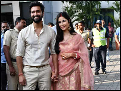 Katrina Kaif and Vicky Kaushal's old video exiting from the gym ...