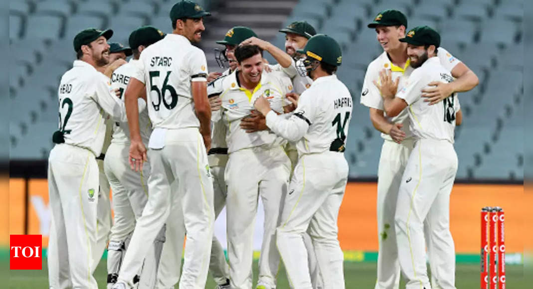 Battling England succumb as Australia clinch second Ashes Test | Cricket News – Times of India