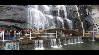 Restrictions thrown in the bin as Courtallam falls reopen to tourists after nine months