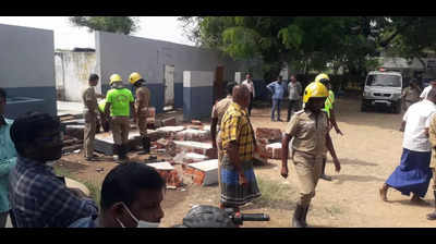 Tirunelveli school wall collapse: Headmistress, three physical education teachers suspended