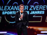 Alexander Zverev named German Sportsman of the Year, see pictures of the ace tennis star with his award