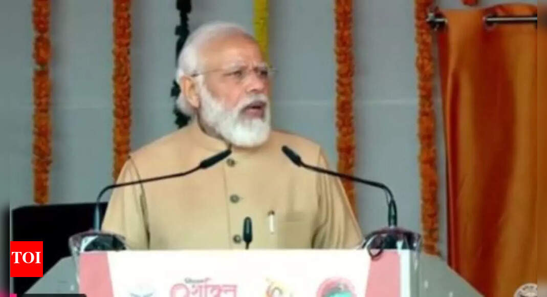 Modi in Prayagraj live: PM launches women-centric initiatives 