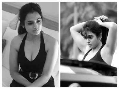 Ramya Pandian: ‘Nanpakal Nerathu Mayakkam’ actress poses in style, shares a couple of B/W pictures
