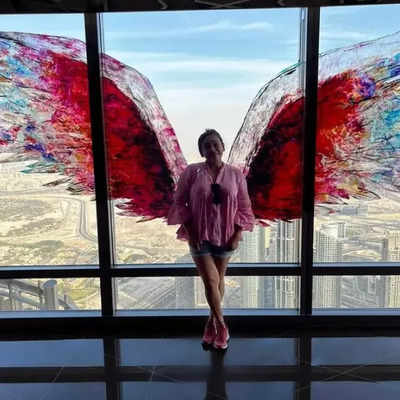 Actress Sreelekha Mitra dances on Burj Khalifa, check out her viral video