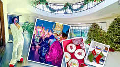 Inside Kourtney Kardashian and Travis Barker's Christmas home décor