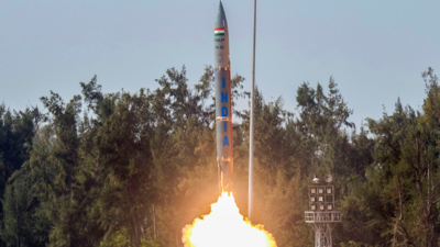DRDO conducts maiden launch of indigenously developed new generation surface-to-surface missile 'Pralay'