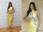 Miss Universe 2021 Harnaaz Sandhu shines bright in a gorgeous yellow dress, these exclusive photos capture her fashion power!