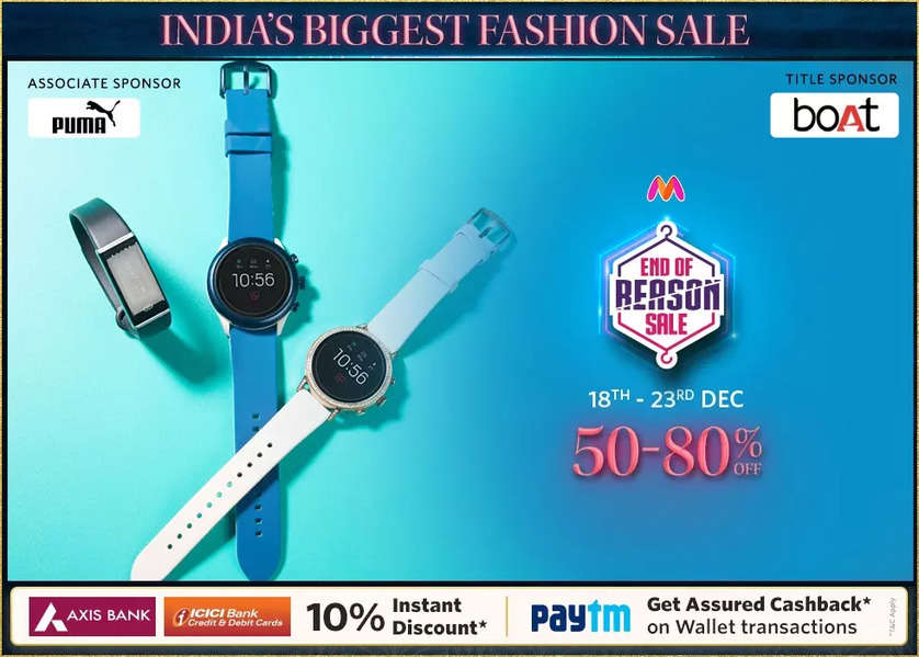Myntra EORS: Top 10 deals on tech wearables & watches you simply cannot miss!