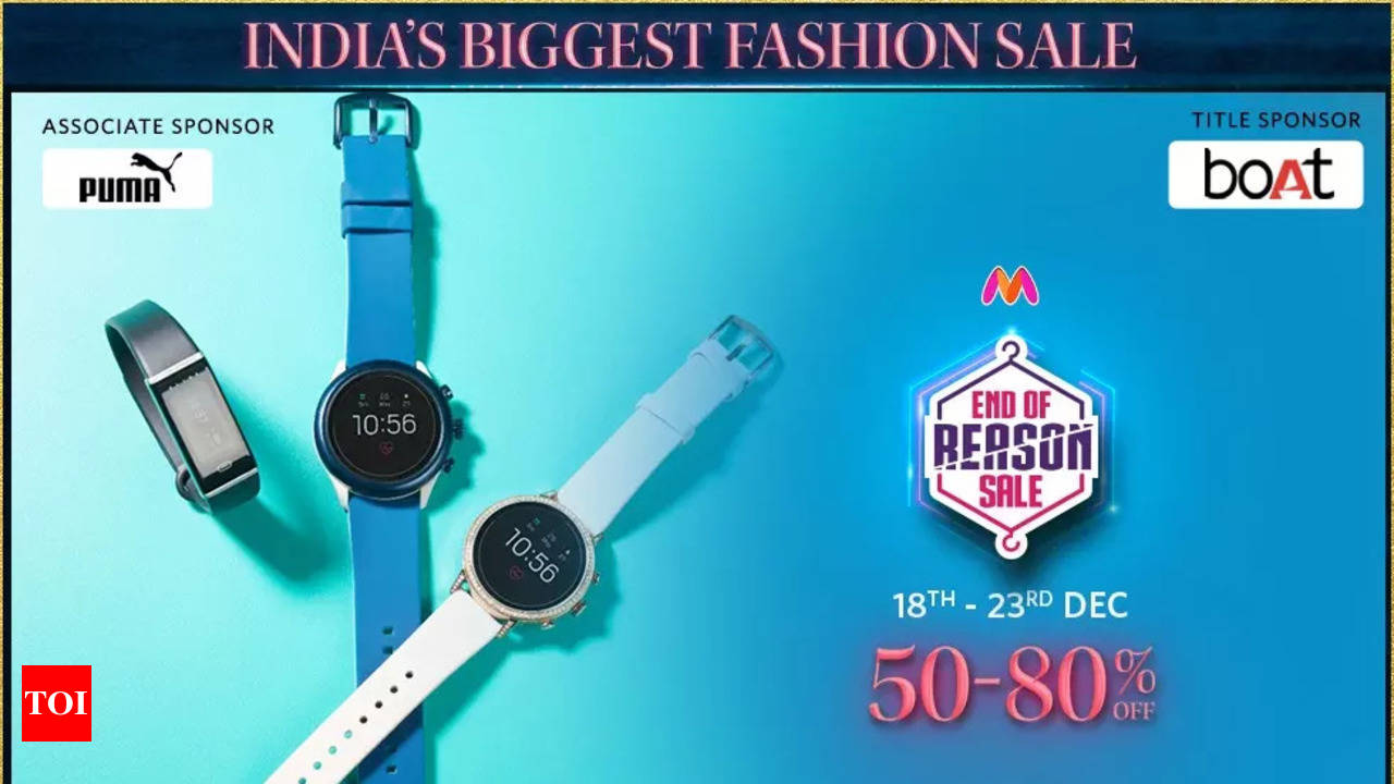 Here are the top deals from the 16th edition of Myntra EORS that you simply  cannot miss - Times of India