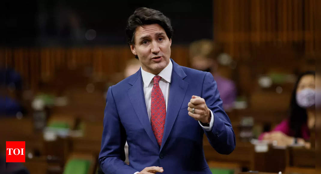 Canada will expand support programs to help people hit by Omicron: PM Justin Trudeau – Times of India